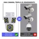 thumbnail image 3 of Cámara De Seguridad Vigilancia Wifi 1080p 12mp Con 3 Lente, 3 of 8