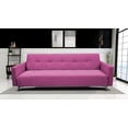 thumbnail image 2 of Sofa Cama Reclinable El Bazar Store Paris Lino Rosa Futón 3 posiciones Brazos movibles Sala, 2 of 8