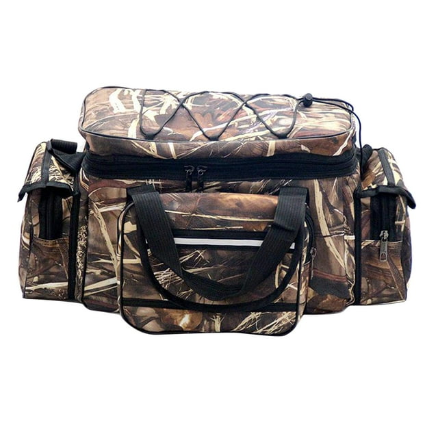 Almencla Sacs de Pêche Grande Capacité Sac de Rangement Multi-Poches Accessoires