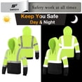 thumbnail image 4 of Sudadera sesafety Class 3 con capucha reflectante de alta visibilidad, 4 of 6