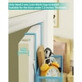 thumbnail image 6 of HapiRm Over Door Hook with 2 Mesh Baskets and 9 Hooks, 304 Stainless Steel No Drilling Over The Door Hanger, Over The Door Organizer for Bathroom, Kitchen, Bedroom-Blue (for 1.57in Doors), 6 of 6