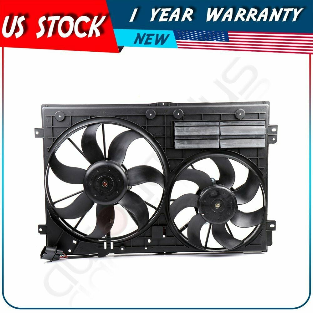 Radiator Condenser Cooling Fan Assembly For Audi A3 Volkswagen Beetle Jetta Radiator Condenser Cooling Fan Assembly For Audi A3 Volkswagen Beetle Jetta