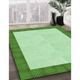 thumbnail image 3 of Ahgly Company Machine Washable Indoor Rectangle Transitional Dark Lime Green Area Rugs, 7' x 9', 3 of 7