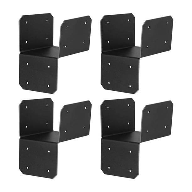 4 conectores de anclaje para vigas, soporte de base para postes de alta resistencia para casas de madera. 89 cm