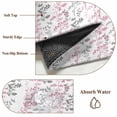 thumbnail image 6 of Rectangle Area Rugs 2 x 3 Ft, Pink Grey Botanical Non-Slip Residential Carpet, Spring Floral Summer Farmhouse Indoor Crawling Mats Runner Rugs for Living Room/Dining Room/Bedroom, 6 of 8