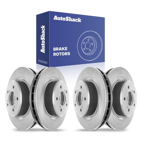 AutoShack Front & Rear Brake Rotors for Acura, TLX 2023-2024, AWD FWD L4 2.0L