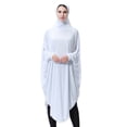 thumbnail image 1 of SDNall Women's Long Hooded Robe, Solid Color Daily Wear with Full Coverage for Modesty, Soft Breathable Fabric in 12 Colors, 1 of 7