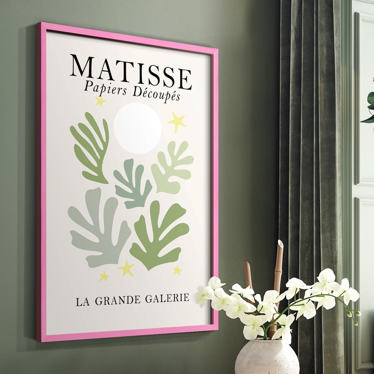Matisse CCLXXXIV in Solid Wood 8 x 10 Framed Print