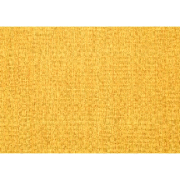 Ahgly Company Machine Washable Indoor Rectangle Abstract Yellow Contemporary Area Rugs, 5' x 7'
