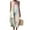 Beige, variant on Women's Fashion 2025 Summer Casual Sleeveless Round Neck Retro Bohemian Floral Printed Elegant Temperament Dress