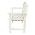 thumbnail image 5 of Shine Company Traditional Cedar Wood Patio Porch Garden Bench in Brown, 5 of 5