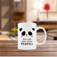 thumbnail image 4 of Funny Panda Face Mug Cup,Just A Girl Who Loves Pandas Ceramic Mug-11oz Coffee Milk Tea Mug Cup,Gifts For Pandas Lovers Girls Women Teen Girls, 4 of 5