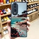 thumbnail image 4 of Matte Case for HONOR 70 50 30S 30 20 8X 9A 9X PLAY 4T X7 X9 X10 5G V40 Case Funda Coque Shell Art hand-Painted Mountain Scenery, 4 of 5