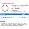 thumbnail image 2 of Exhaust Gasket - Compatible with 1979 - 1982, 1984 - 1988 GMC C5000 1980 1981 1985 1986 1987, 2 of 2