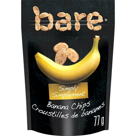 Bare Simply Banana Chips, 77GM