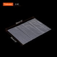 thumbnail image 2 of Unique Bargains 200 Pcs Clear Flat Open Plastic Poly Bags 10x15 Inch 1 Mil Packaging Bags for Proving Bread, Dough, 2 of 5