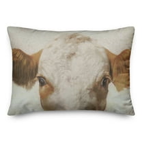 Creative Products Cow Face 14x20 Spun Poly Pillow