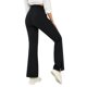 thumbnail image 2 of Gibobby Pantalones de mezclilla Fitness Workout Sports Athletic con cintura de bolsillo Leggings elásticos para correr Yoga sólido Pantalones altos para mujer Pantalones de yo(Negro， M), 2 of 4