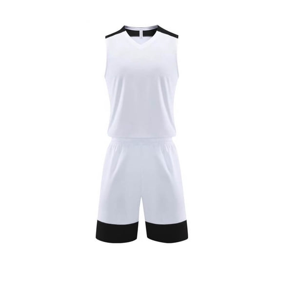 Shinyii Little Boys Basketball Outfits Athletic Quick Drying Sleeveless Top Shorts Set