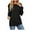 Black, variant on Scyoekwg Women Long Sleeve Tops Crewneck Pleated Tops Dressy Casual Blouses Solid Color Fall Clothes Fashion Vintage Loose Tops(Wine,M)