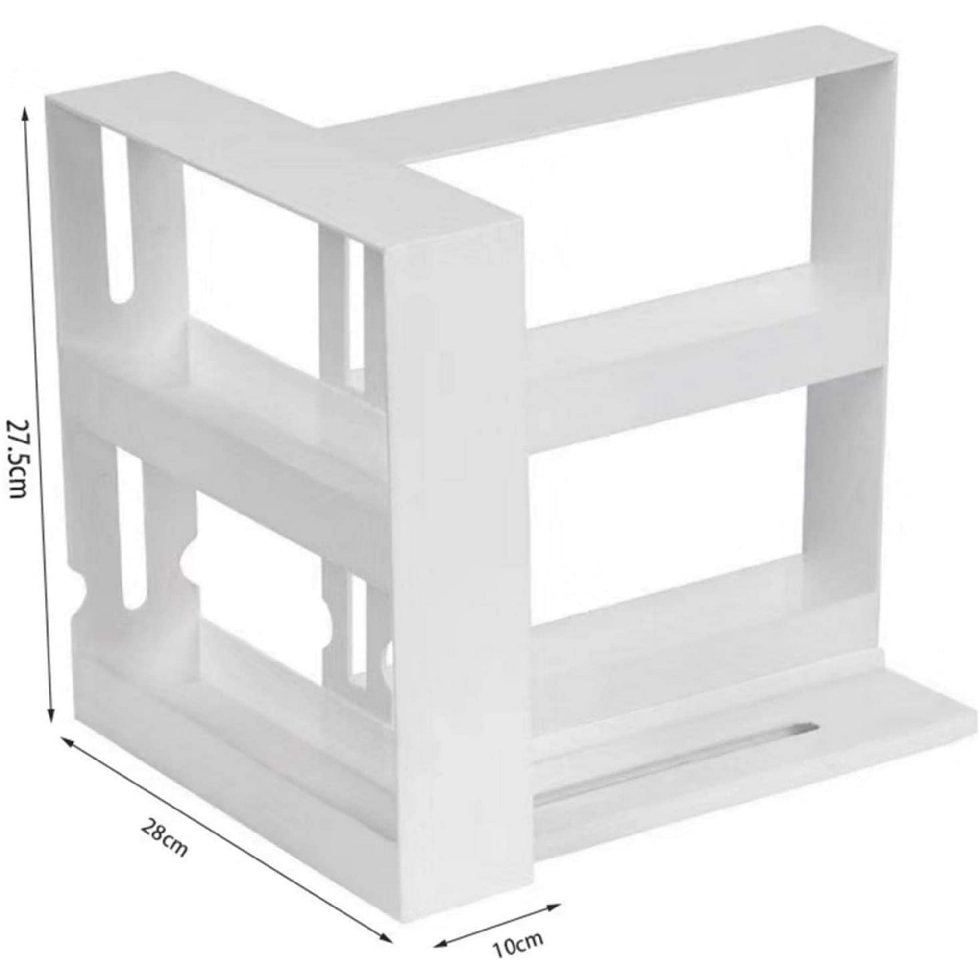 New Multi Functional Seasoning Storage Rack Two Tiers Kitchen Spice Box Modular Rotating Organizer for Kitchen Spices Condiments Bathroom Daily Use Walmart