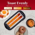 thumbnail image 5 of Elite Gourmet ECT5322 Tostadora de 4 Rebanadas con Ranura Larga, Temporizador de Cuenta Regresiva, Función Bagel, 6 Ajustes de Tostadas, Descongelación, Función de Cancelación, Rejilla para Calentar I, 5 of 5