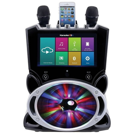 UPC: 0879408001984 | Karaoke USA Complete Wi-Fi Bluetooth Karaoke Machine with 9  TFT HD Color Touch Screen (WK849)