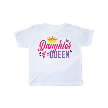 

Inktastic Daughter of a Queen with Crown Gift Toddler Toddler Girl T-Shirt