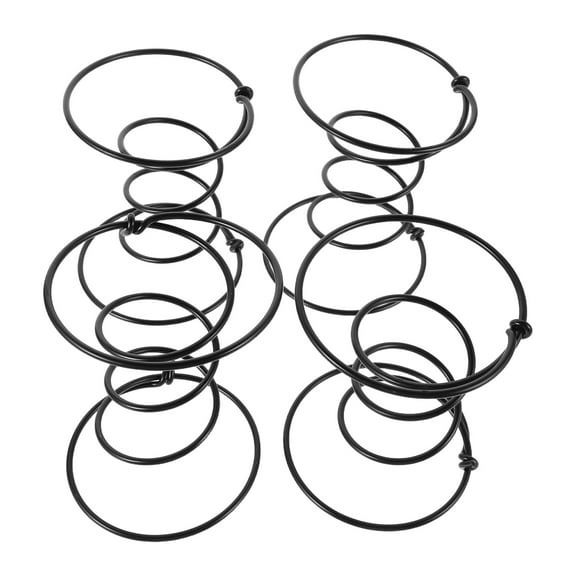 VORCOOL 4Pcs Upholstery Spring for Tension Springs 6 Inch Black Steel Coil