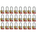 thumbnail image 2 of Lion Locks 24 Keyed Alike Padlocks with 2" Long Shackle, 48 Keys - Padlocks for Outdoor Use, 2 of 3