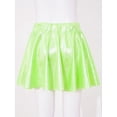 thumbnail image 4 of YiZYiF Big & Little Girls Shiny Bronzing Cloth Dance Skirt Casual Pleated Mini Skirt,Sizes 2-16, 4 of 7