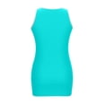 thumbnail image 4 of cocolona Womens Modest Tankini Swimsuits Fashion Color Block 3 Piece Bathing Suit with Skirt Vacation Beach Swimwear, 4 of 5