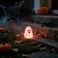 thumbnail image 5 of 3pcs 0.79 Inch Mini Glow in Dark Ghost Figurines, Tiny Luminous Ghost Statue Decor, Mini Halloween Ghost Decor for Tabletop Shelf, Spooky Ghost Decoration for Halloween Party, Pink, 5 of 7