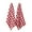 Red Cider Check, variant on Denim Washed Waffle Dishtowel (Set of 2)