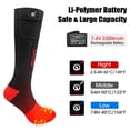 thumbnail image 3 of Savior Men Women 7.4V Battery Operated Heated Socks, 3 of 7