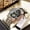 Rose Gold-Black, variant on Business Style Men Mechanical Watch with Date, Stopwatch, Calendar Features - Round Dial Alloy Case, Self-Winding Mechanical Movement, Stainless Steel Strap - Luxury Multifunctional Timepiece for Me