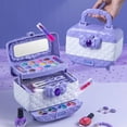 thumbnail image 1 of AMERTEER Kids Makeup Kit for Girl Toys  60PCS Teensymic Toys for Girls Real Washable Makeup Girls Princess Gift Play Make Up Toys Makeup Vanities for Girls, 1 of 13