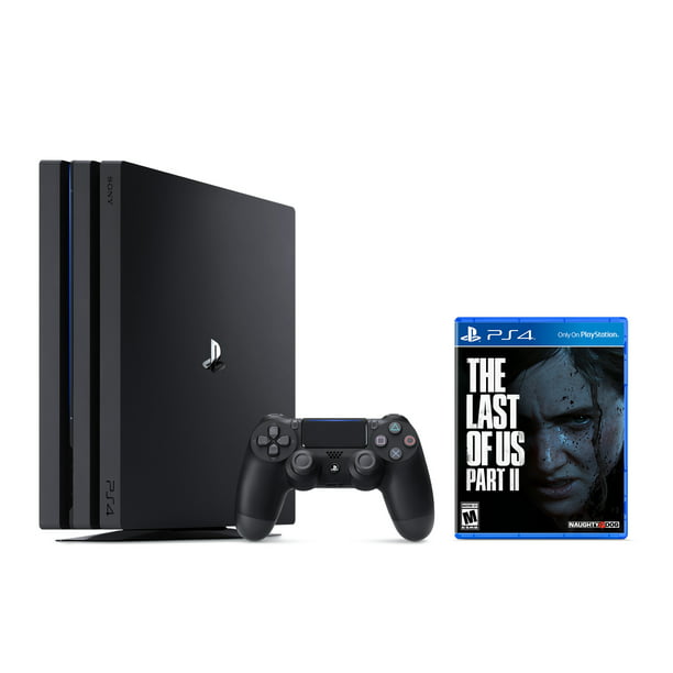 Menos que política entrada PlayStation 4 Pro The Last of Us Part 2 Bundle - PS4 Pro 1TB Jet Black 4K  HDR Gaming Console Bundle With The Last of Us Part II - New Game! - Walmart .com