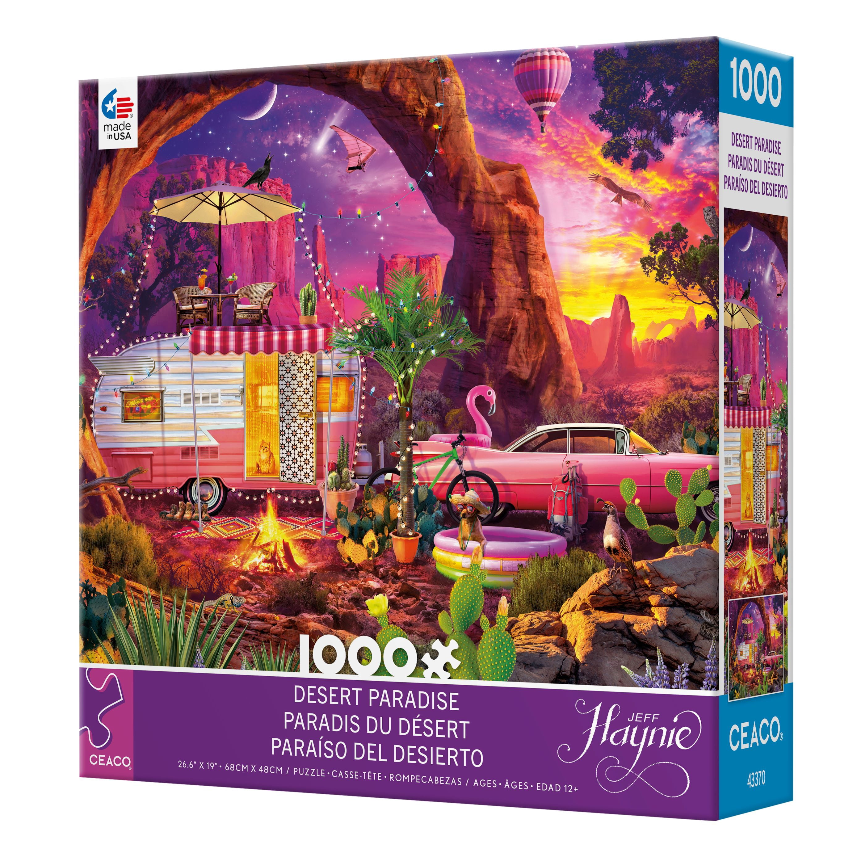 Ceaco Desert Paradise Jeff Haynie 500 Piece Interlocking Jigsaw Puzzle