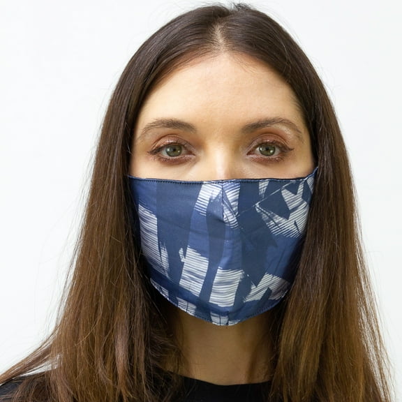 SINGLE PACK FACE MASK WITH ADJUSTABLE STRAPS AND POCKET FOR FILTER
