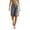 Gray, variant on Womens Cargo Wide Leg Shorts High Waisted Buttons Bermuda Shorts with Pockets Casual Workout Red XXL