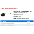 thumbnail image 2 of Fuel Tank Cap - Compatible with 2007 GMC Sierra 2500 HD Classic, 2 of 2