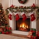 thumbnail image 4 of CaiYueKe Artificial Christmas Garland with Red Berries, 6.6FT Flexible Greenery Vine for Holiday Wreath Mantle Staircase Decor, Festive Holiday Party Wedding Christmas Decorations, 4 of 6