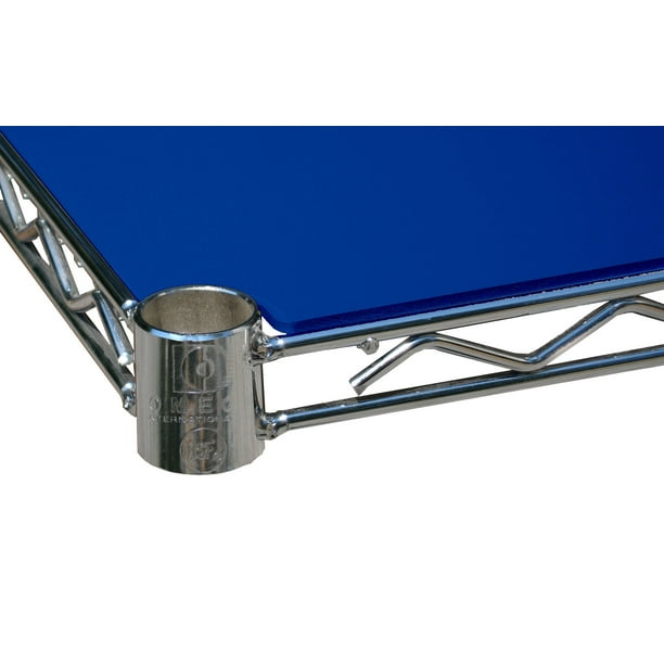 2 Pack of 14" Deep x 36" Wide Blue Shelf Liner