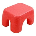 thumbnail image 1 of Elodie Foot Rest Stool Footrest Stackable Ottoman Stable Stylish Seat Chair Change Shoe Red, 1 of 8