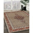 thumbnail image 3 of Ahgly Company Machine Washable Indoor Square Traditional Light French Beige Brown Area Rugs, 4' Square, 3 of 7