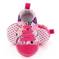 thumbnail image 2 of Baby Boys Girls Lace Up Canvas Crib Shoes Sneaker Toddler Soft Sole First Walkers, 2 of 7