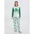 thumbnail image 5 of Nituyy Family Matching Christmas Pajamas Set Sleepwear Jumpsuit Hoodie with Hood for Family, 5 of 9