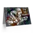 thumbnail image 2 of Sorry Apology Sad Harlequin Greetings Card Plus Envelope Blank inside, 2 of 3