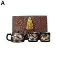 thumbnail image 4 of Temperature Change Teapot Set with Dragon Phoenix Design Purple Clay Construction for Gongfu Tea Ceremony, 4 of 7